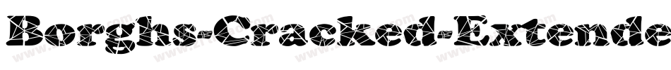 Borghs-Cracked-Extended Normal字体转换